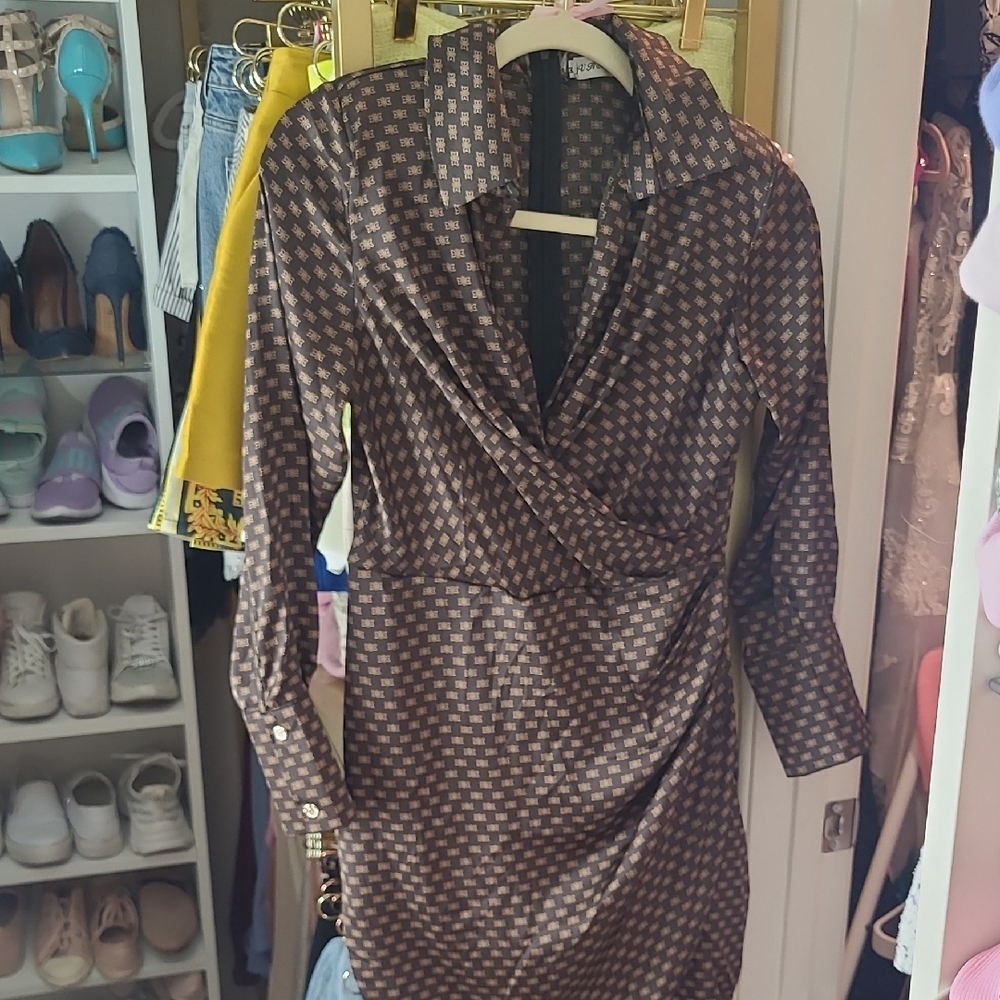 Elegant Checkered Dress
